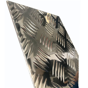 Diamantna plošča tekalne plasti 1050 1060 1100 5083 z reliefnim aluminijastim vzorcem 